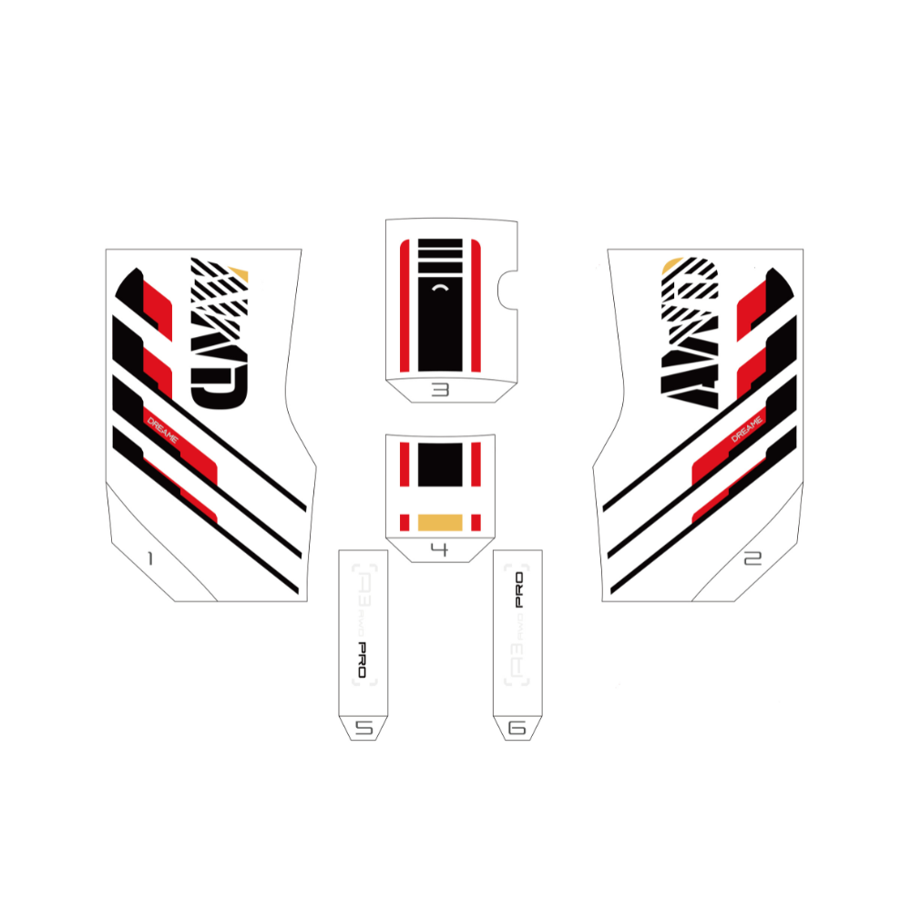 Dreame Sticker-Set für die A3 AWD Pro-Serie (1 Set)