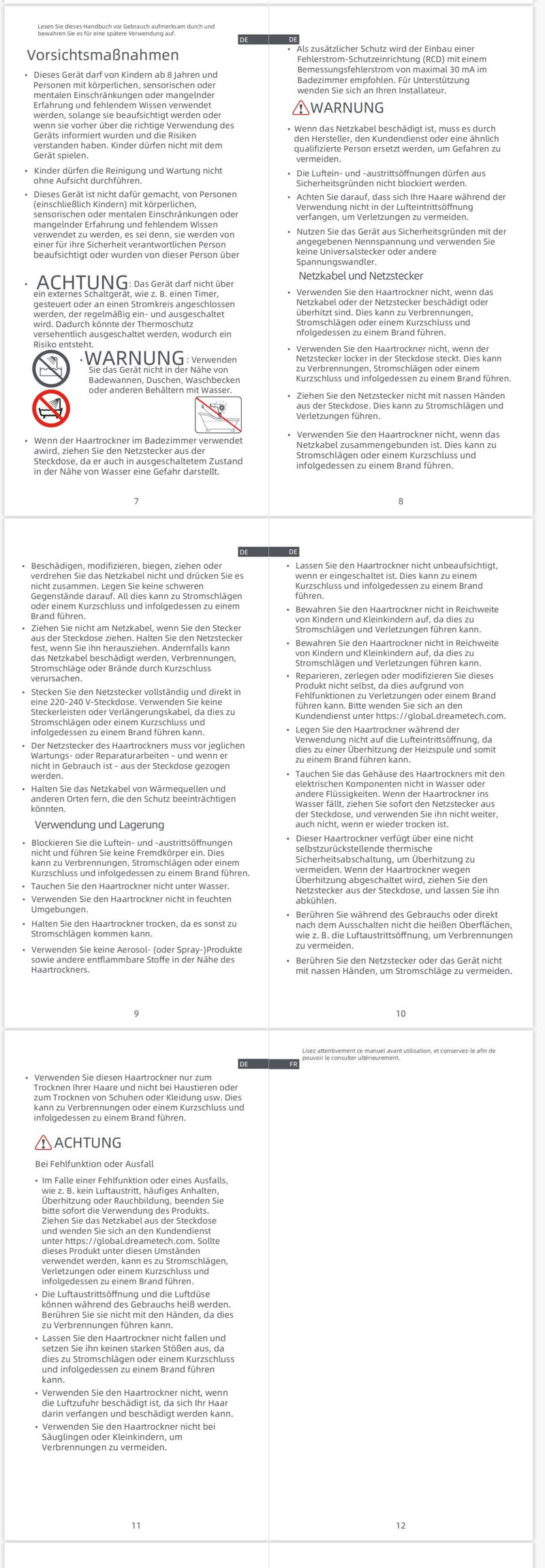 Warn- und Sicherheitshinweise