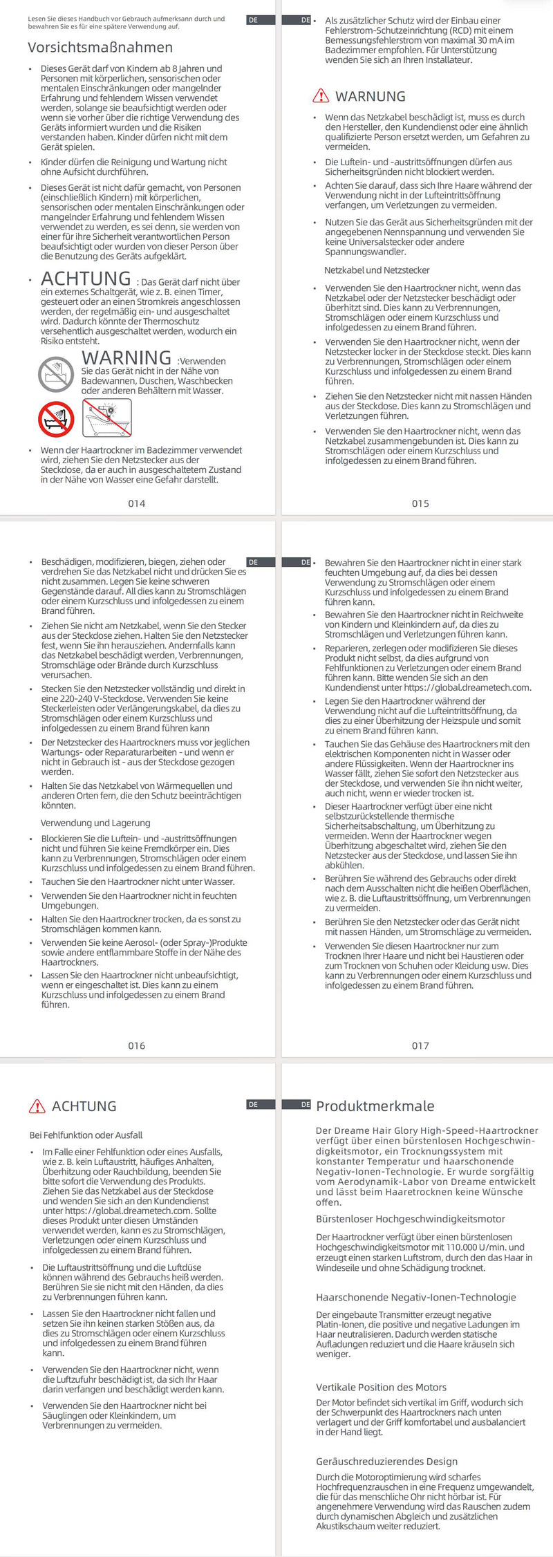 Warn- und Sicherheitshinweise