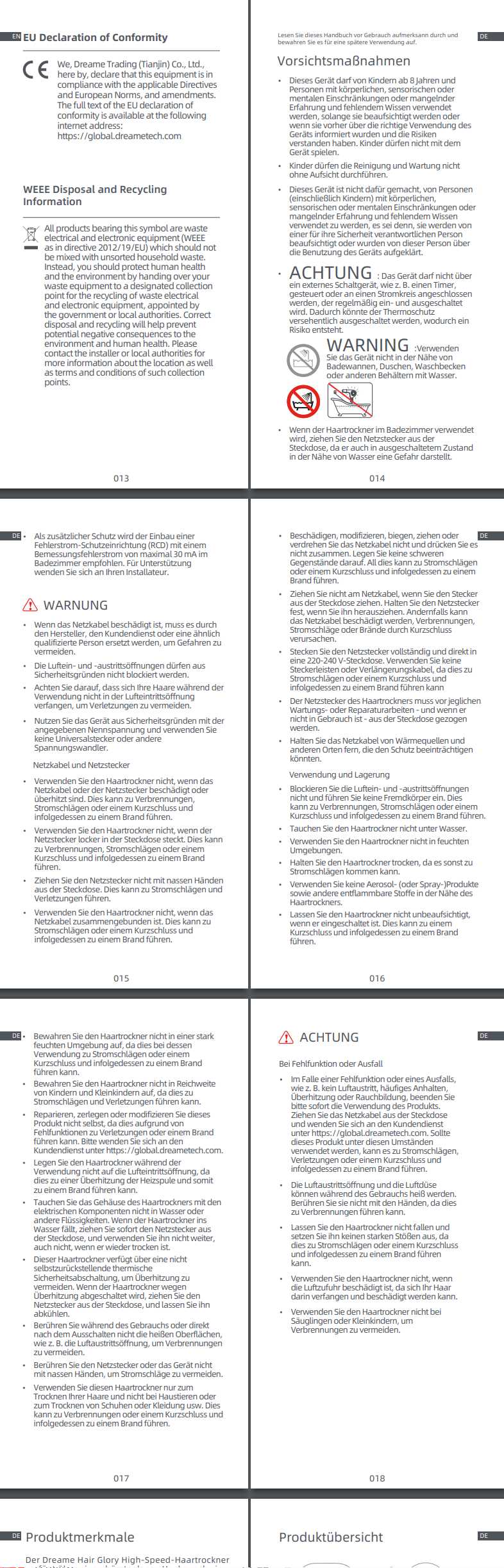 Warn- und Sicherheitshinweise