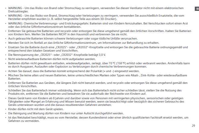 Warn- und Sicherheitshinweise