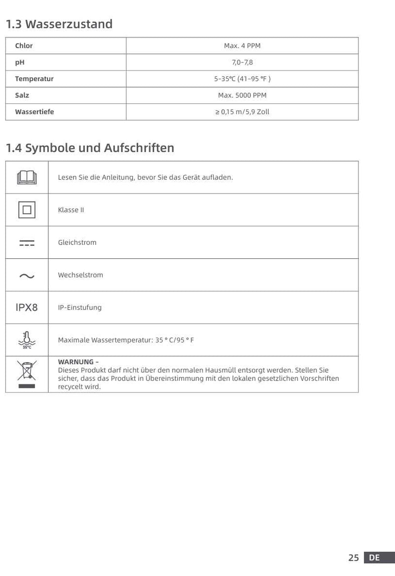 Warn- und Sicherheitshinweise