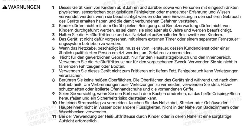 Warn- und Sicherheitshinweise