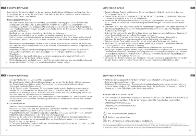 Warn- und Sicherheitshinweise