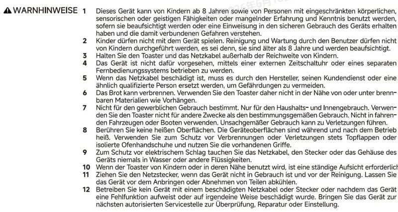 Warn- und Sicherheitshinweise