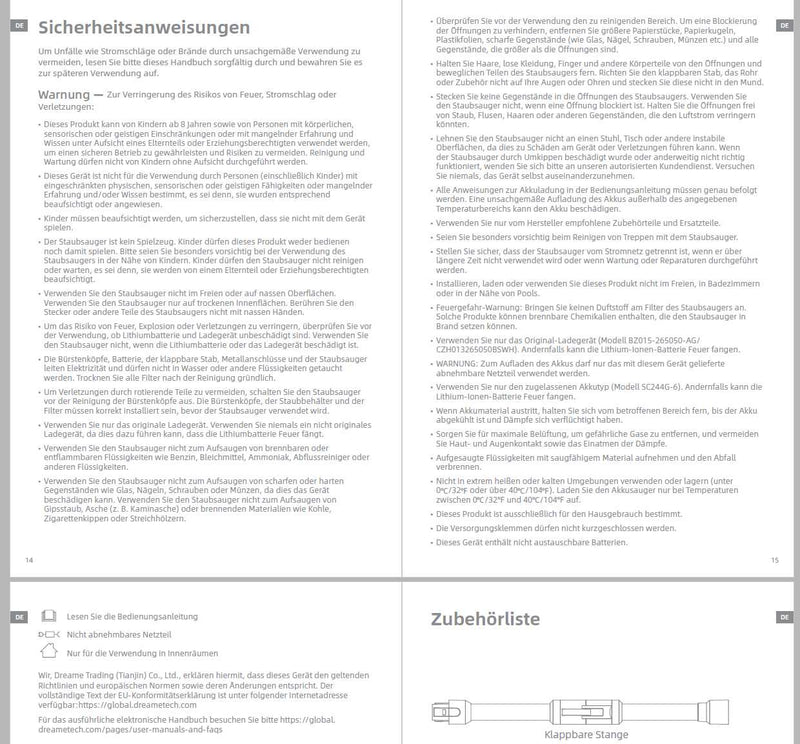 Warn- und Sicherheitshinweise