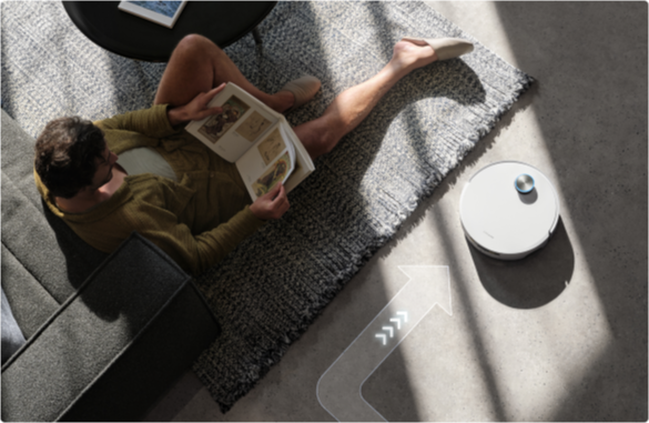 Dreame Aqua10 Ultra Roller Complete reinigt Teppich sicher mit App gesteuertem Teppichschutz