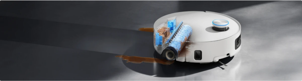 Dreame Aqua10 Ultra Roller Complete Saug Wischroboter mit AquaRoll kontinuierlicher Selbstreinigung beim Wischen