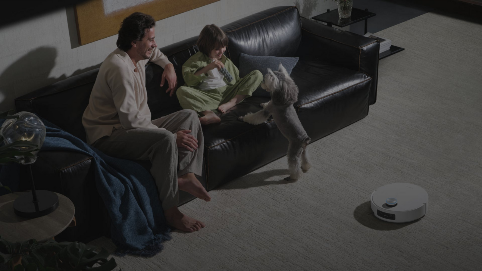 Dreame Aqua10 Ultra Roller Complete Saugroboter gesteuert per Smartphone App für einfache Hausreinigung