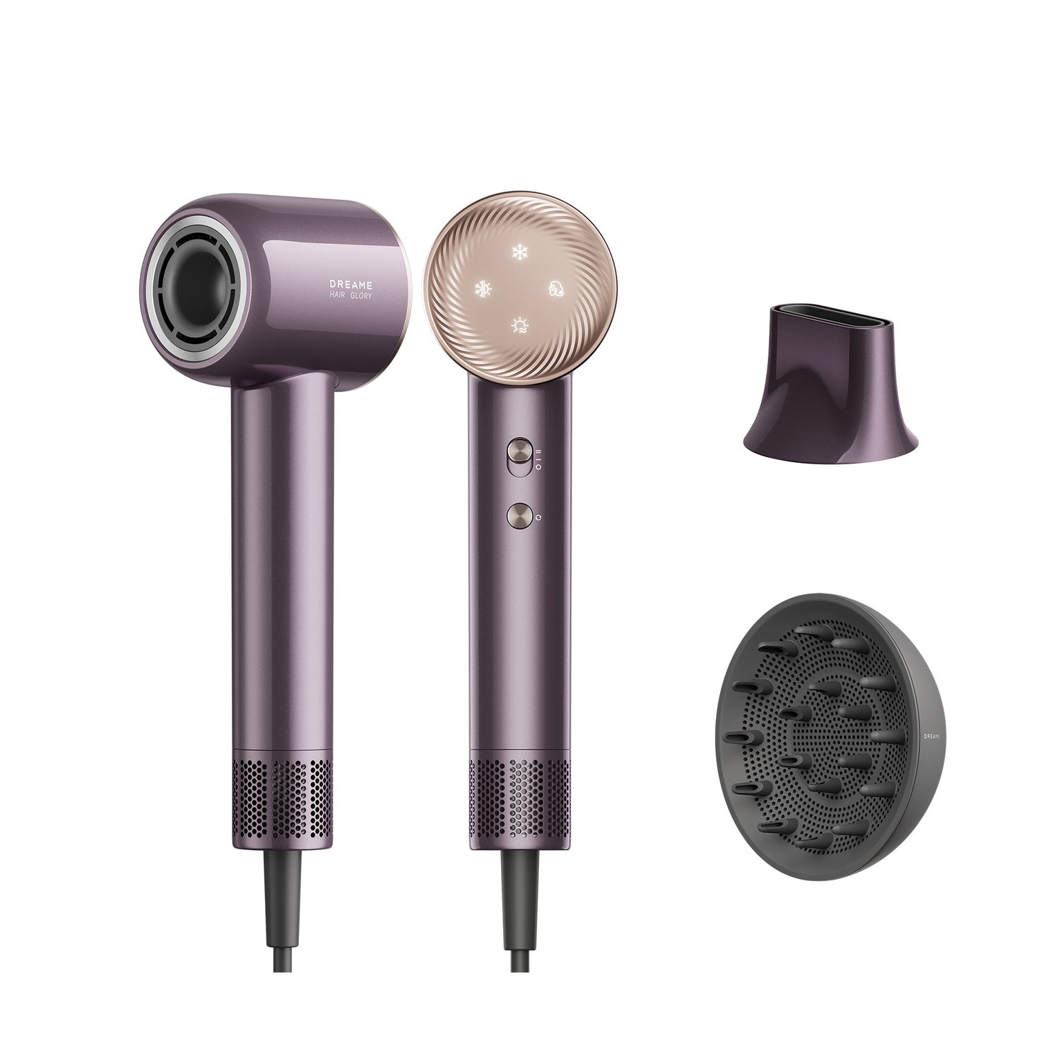 Dreame Hair Glory Combo Haartrockner Lila