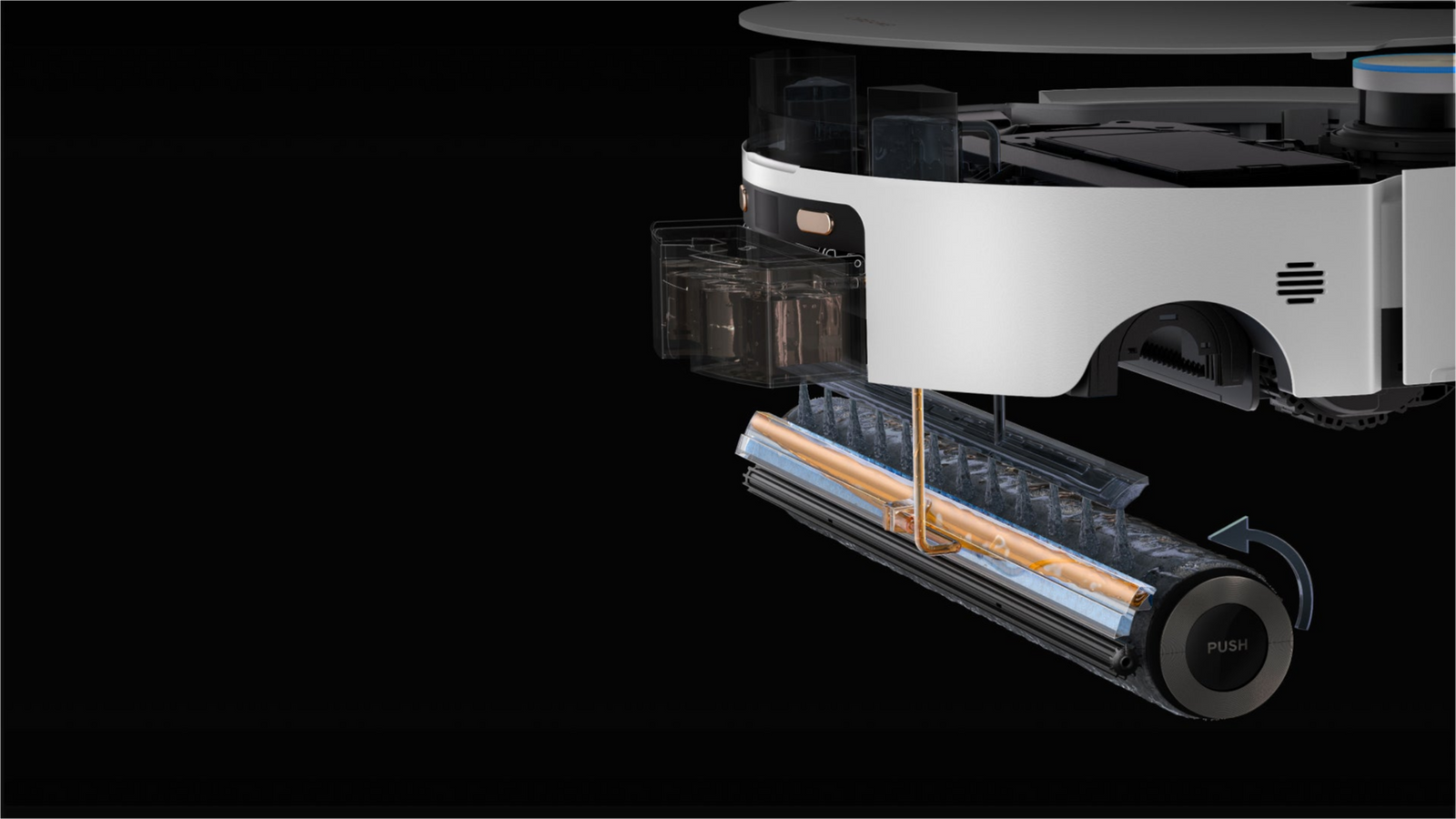 Dreame Aqua10 Ultra Roller Complete kontinuierliche Wasserauffrischung mit Hochdruckpumpe