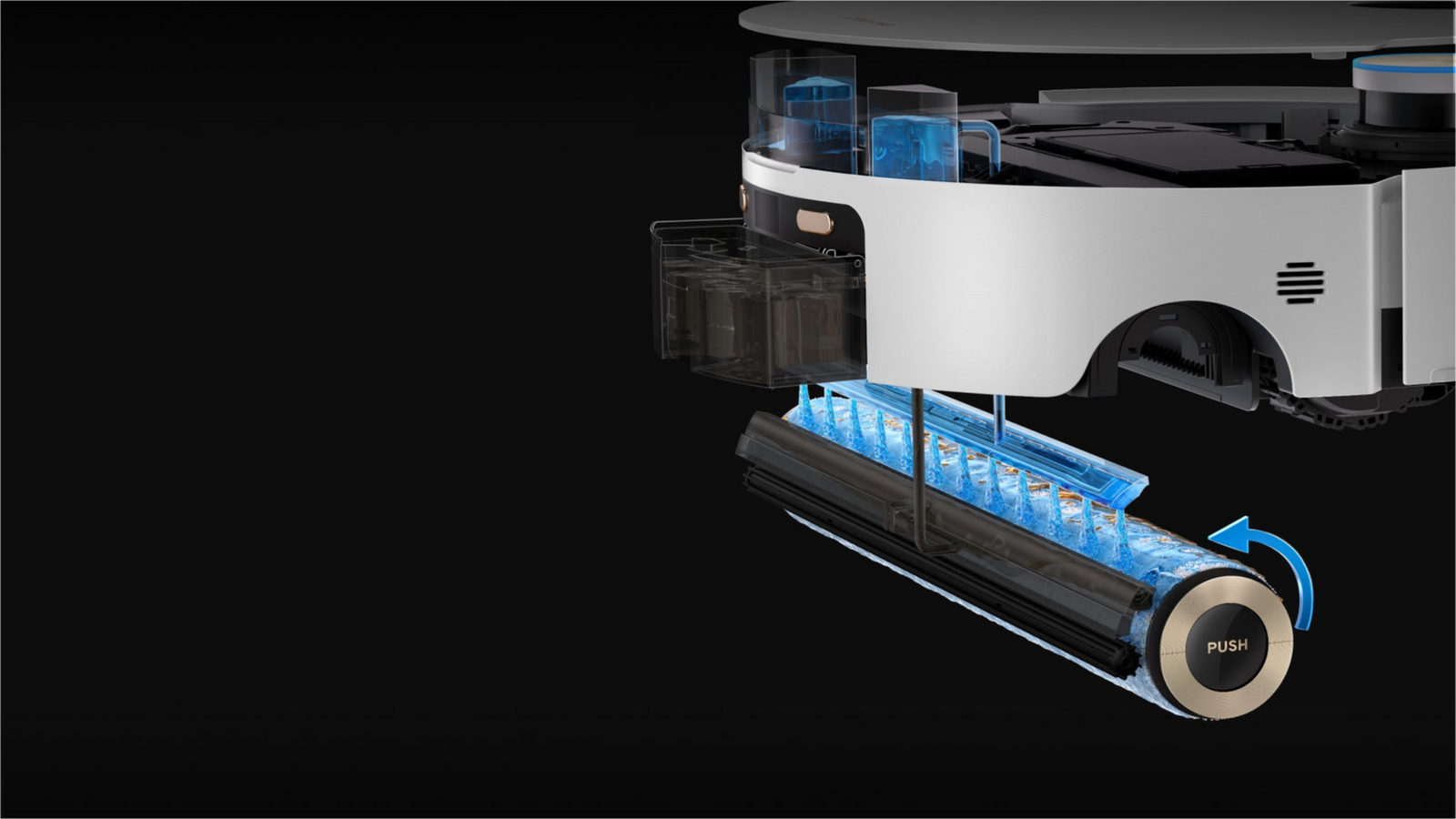 Dreame Aqua10 Ultra Roller Complete schrubbt und wischt Böden mit Hochgeschwindigkeitswalze und starker Saugkraft