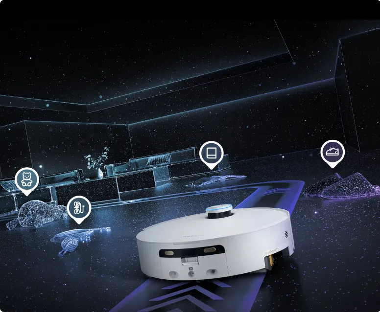 OmniSight Navigation und Hindernisvermeidung für präzises Reinigen