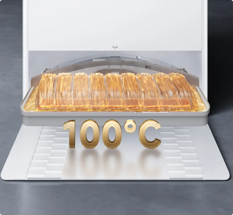 Dreame Aqua10 Ultra Track Complete automatische Reinigung mit 100°C Heißwasser für hygienisches Wischen