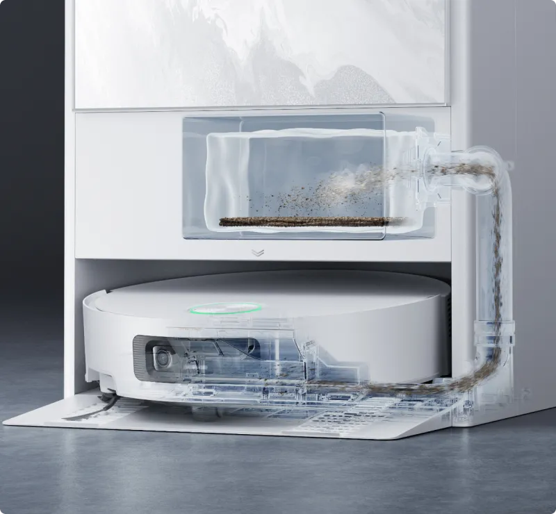 Dreame Aqua10 Ultra Track Complete 3.2L Staubbeutel ermöglicht bis zu 100 Tage automatische Entleerung ohne Aufwand