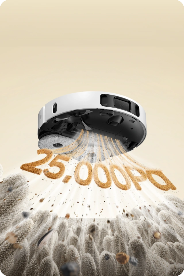 25.000 Pa Vormax-Saugkraft