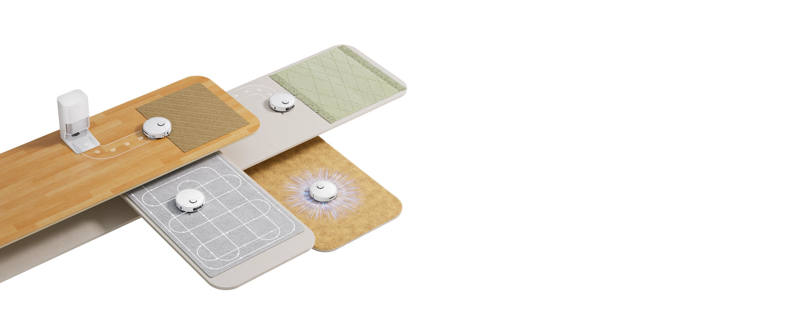 Intelligente Reinigung verschiedener Teppicharten