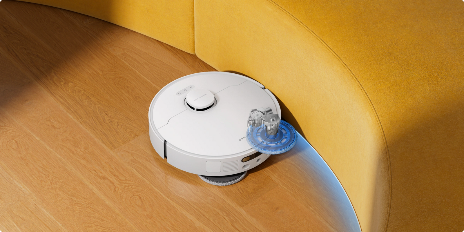 Gelangt tief unter Möbel