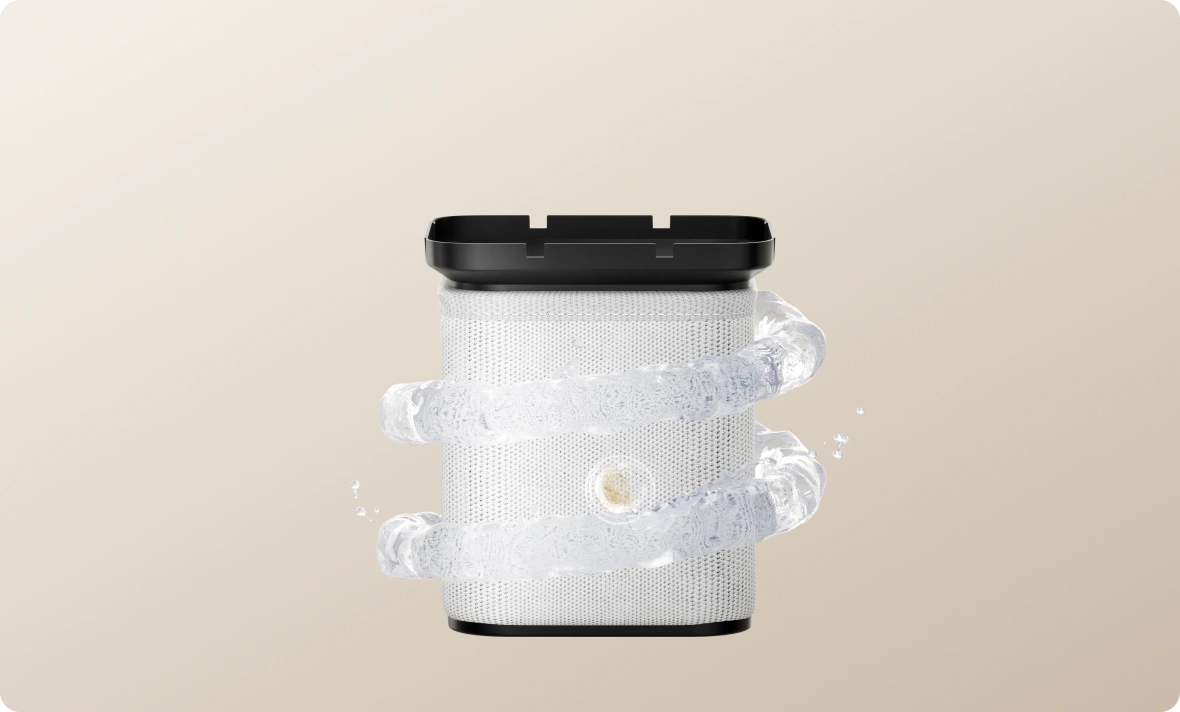 Waschbarer, antibakterieller 3D‑Filter