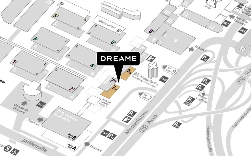 Dreame IFA 2026 Hall 7.1A 7.1B map