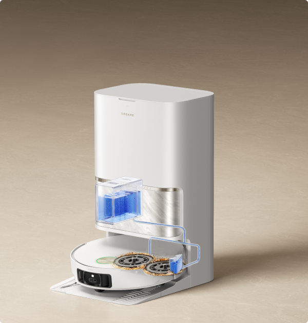 Automatisches Hinzufügen von Reinigungslösung