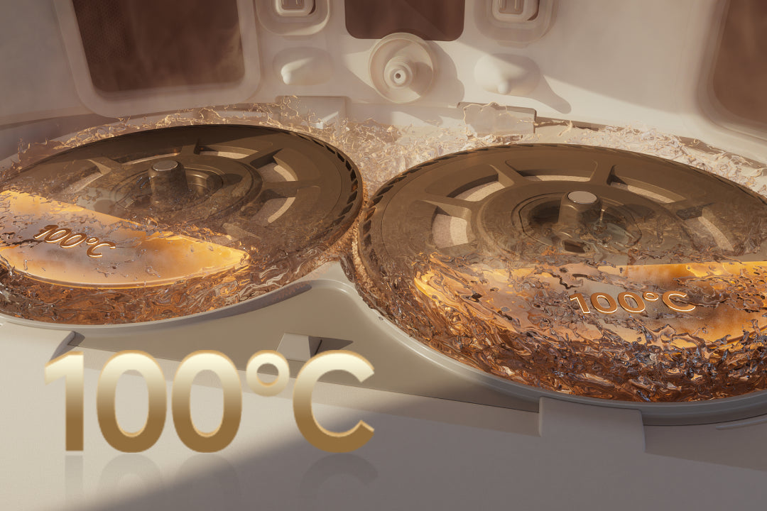 ThermoHub-Wischmopp-Selbstreinigung bei 100 °C