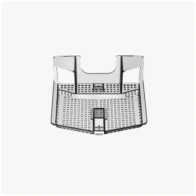 1 × Waschbrettfilter (vormontiert)
