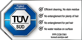TÜV SÜD certified oil stain removal