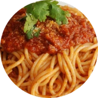 Noodles spill