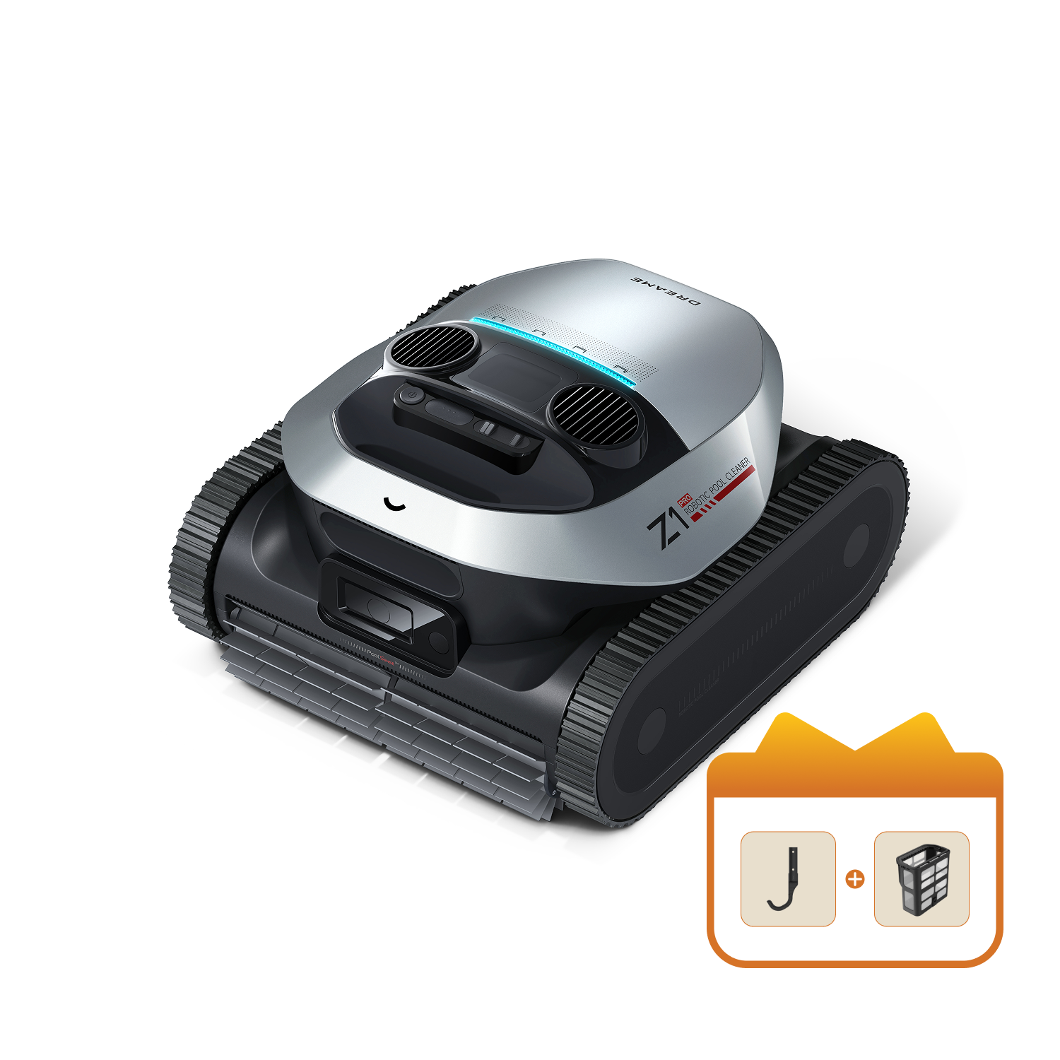 Dreame Poolroboter Z1 Pro + Schmutzkorb + Rückholhaken