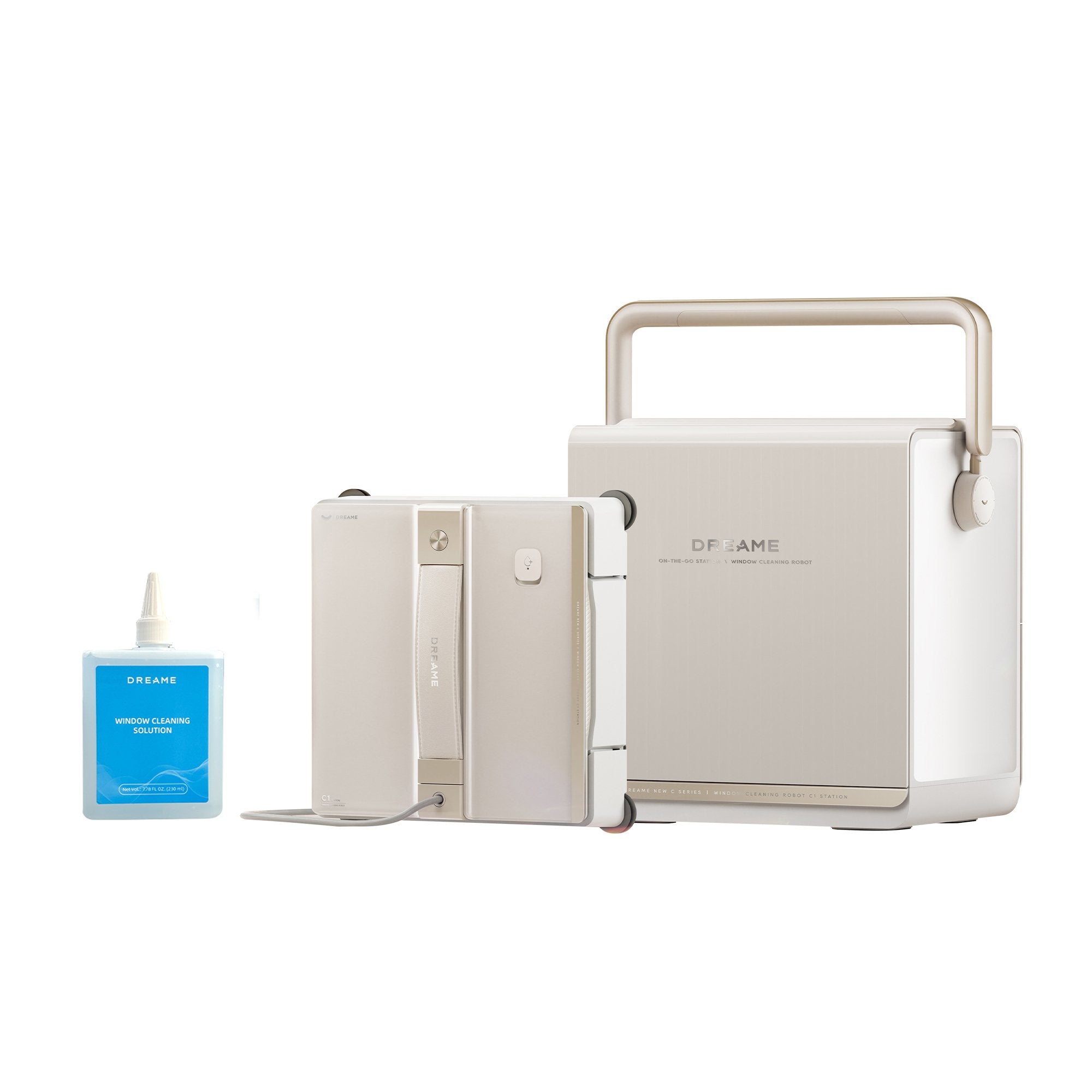 Dreame Fensterputzroboter C1 Station + Fensterreinigungsmittel